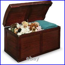 Large Wood Toy Box Bin Chest Storage Organizer Kids Huge Barrel Furniture Wooden