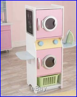 Laundry Playset For Kids Toddler Play Set Toys Girls Washer Dryer Playroom Gift