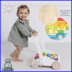 Le Toy Van Petilou Wooden Walker Toy for Toddlers and Babies Educational