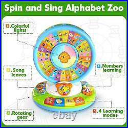 Learning Toy for Kids 1 2 3 Year Old Boys Girls Spin and Sing Alphabet Zoo wi