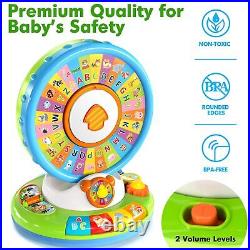 Learning Toy for Kids 1 2 3 Year Old Boys Girls Spin and Sing Alphabet Zoo wi