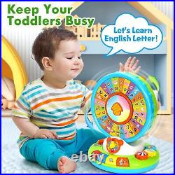 Learning Toy for Kids 1 2 3 Year Old Boys Girls Spin and Sing Alphabet Zoo wi