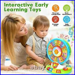 Learning Toy for Kids 1 2 3 Year Old Boys Girls Spin and Sing Alphabet Zoo wi