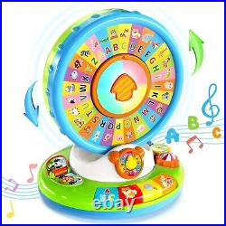 Learning Toy for Kids 1 2 3 Year Old Boys Girls Spin and Sing Alphabet Zoo wi