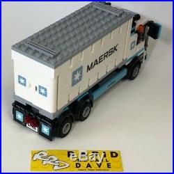 Lego Maersk Custom Container Truck with Shipping Container, for Boys Girls, NEW