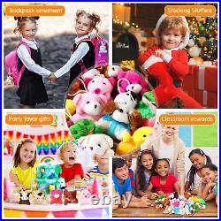 Leyndo Valentines'S Day Gifts for Kids 200 Pcs Mini Stuffed Animals Bulk Tiny