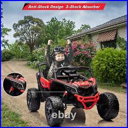 Licensed by CAN-AM Kids Ride on UTV Car Toys 12V Electric+Remote, Christmas Gift