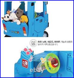 Little Bus TAYO ROOF CAR Non-Noise Ride Indoor Car Kids Toy Korean TV Animation