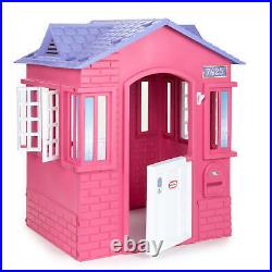 Little Tikes Princess Cottage Girls Kids Plastic Outdoor Playhouse Pink Age 2+