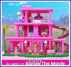 MEGA Barbie The Movie Building Toys for Adults, DreamHouse Replica with 1795 Pcs