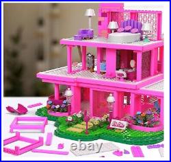 MEGA Barbie The Movie Building Toys for Adults, DreamHouse Replica with 1795 Pcs