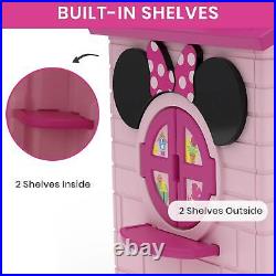 MINNIE MOUSE Plastic Indoor/Outdoor Pretend Playhouse Toy Girl EASY ASSEMBLY