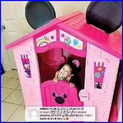 MINNIE MOUSE Plastic Indoor/Outdoor Pretend Playhouse Toy Girl EASY ASSEMBLY