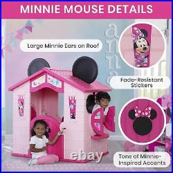 MINNIE MOUSE Plastic Indoor/Outdoor Pretend Playhouse Toy Girl EASY ASSEMBLY