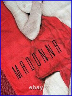 Madonna New Bad Girl Vibrant Fire Red Erotica Sex Book Promo Boy Toy Beach Towel
