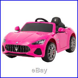 Maserati GranCabrio 12V Electric Kids Ride On Cars Motorized Vehicles for Girls