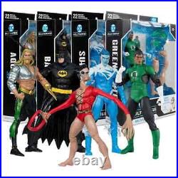 McFarlane Toys JLA 4 Figure Set MIP! PLASTIC MAN BAF WAVE! Batman! Aquaman