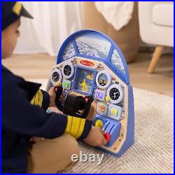 Melissa & Doug Pilot Dashboard Includes Play Headset Lights and Sounds New Toy