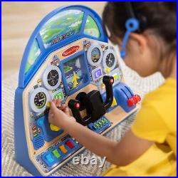 Melissa & Doug Pilot Dashboard Includes Play Headset Lights and Sounds New Toy