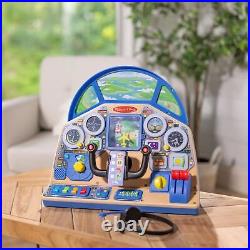 Melissa & Doug Pilot Dashboard Includes Play Headset Lights and Sounds New Toy