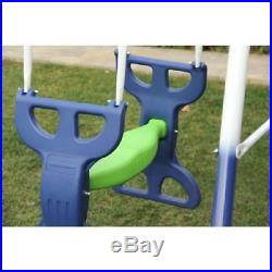 Metal Outdoor Swing Slide Playground Set For Kids Boy Girl Toddler Backyard Play