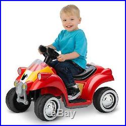 Mickey Mouse 6V Toddler KT1122 Hot Rod Ride On Car Kid Trax power for Boys Girls