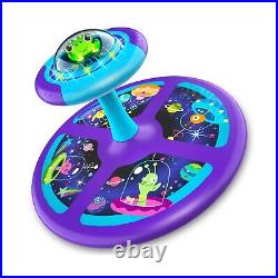 MindSprout Light-Up Space Twister 360° Sit Twist and Spin, Toddler Toys A