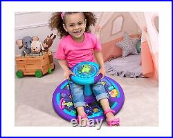 MindSprout Light-Up Space Twister 360° Sit Twist and Spin, Toddler Toys A