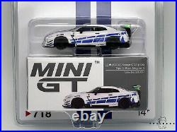 Mini GT 718 LB WORKS Nissan GT-R R35 Type 2 Rear Wing Ver 3 Salao DieCast 2024