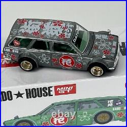 Mini GT x Kaido House 164 Datsun 510 Wagon Hanami V1 Green KHMG013 Chase