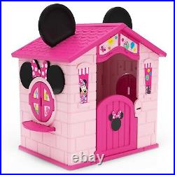 Minnie Mouse Cottage Playhouse Patio Outdoor Indoor Play House Kids Girls Boys