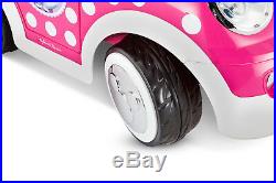 Minnie Mouse Electric Car that Works Race Toy for Kids Girl 12V Battery Kid Trax