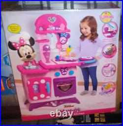 Minnie Mouse Kitchen, Play Pretend Cooking Toys Toddler Girls Gift Pink New