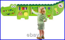 Monläurd Crocodile Montessori Busy Board, Sensory Board, Educational