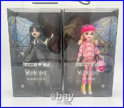 Monster High Wednesday Addams & Enid Sinclair Doll Sealed Ship Same Day