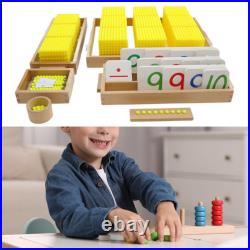 Montessori Math Toys Decimal System Education Toys for Boys Girls Ages 3-7