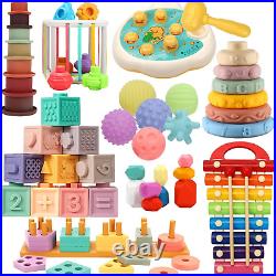 Montessori Sensory Toys Wooden Sorting Stacking Shape Sorter Educational Toys