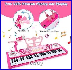 Multifunctional Kids Piano Keyboard Perfect Musical Gift for 3+ Year Old Girls