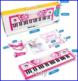 Multifunctional Kids Piano Keyboard Perfect Musical Gift for 3+ Year Old Girls