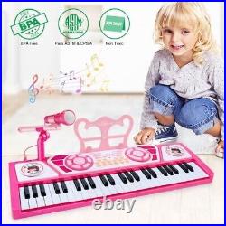 Multifunctional Kids Piano Keyboard Perfect Musical Gift for 3+ Year Old Girls