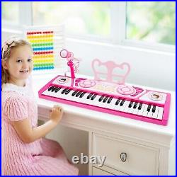 Multifunctional Kids Piano Keyboard Perfect Musical Gift for 3+ Year Old Girls