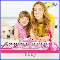 Multifunctional Kids Piano Keyboard Perfect Musical Gift for 3+ Year Old Girls