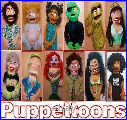 Muppet-Style Cover Girl Ventriloquist Professional Puppet by Puppettoons