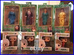 NECA Figurines + Funko POP Golden Girls Complete Set Rose Blanche Sophia Dorothy