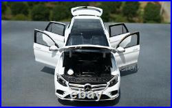 NEW 1/18 NOREV BENZ GLC Diecast Model Car Boys Girls Gifts Collection White