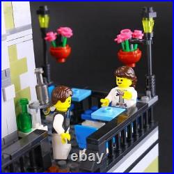 NEW BRAND Custom Restaurant Parisians Compitible TO 10243 Lego + Manual Book