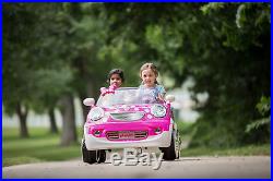 NEW! Minnie Mouse Hot Rod Coupe Ride-On Toy by Kid Trax for Girls Pink/White