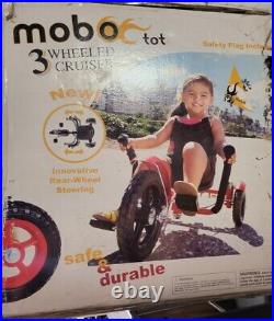 NEW NIB Mobo Mity 3 Wheel Cruiser Toddler Ergonomic Tricycle Age 2-5 Red