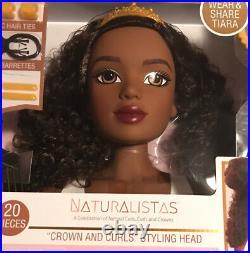 Naturalistas Crown & Curls DAYNA Styling Head Beautiful AA Purpose Toys 2022 NEW