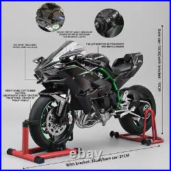 New 16 Kawasaki H2R Bootable Sprayable Dynamic Metal Motorcycle Model kids gift